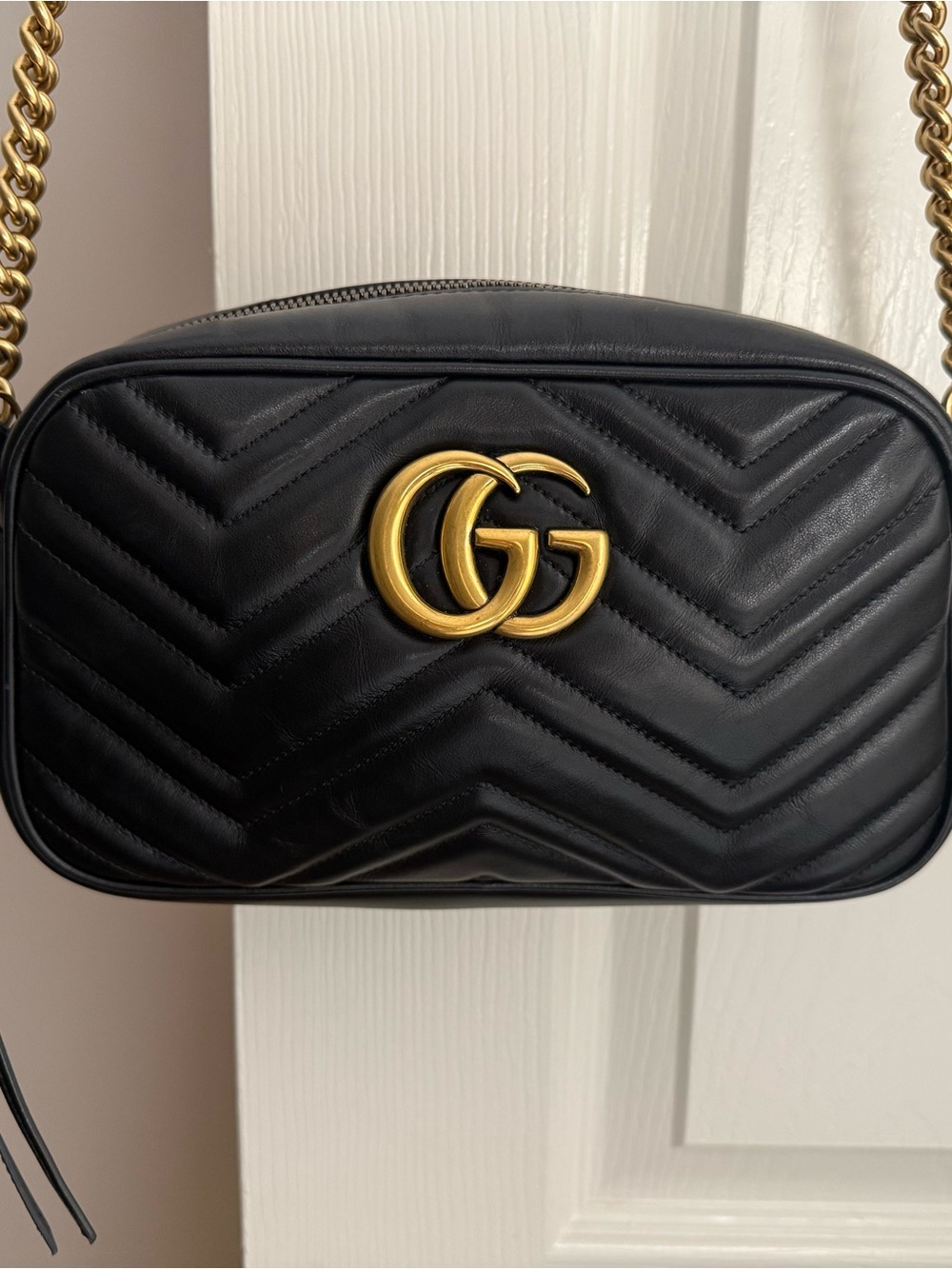 Gucci Marmont Small Matelasse Shoulder Bag